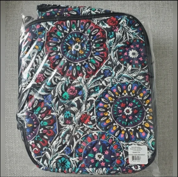 Vera Bradley Stained Glass Medallion Lunch Bunch Bag - Picture 5 of 6
